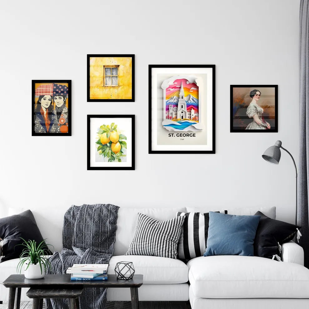 Vivid St. George, Utah, Premium Framed Prints