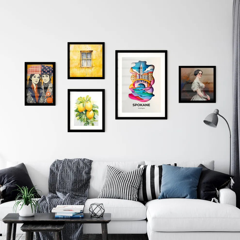 Vivid Spokane, Washington, Premium Framed Prints