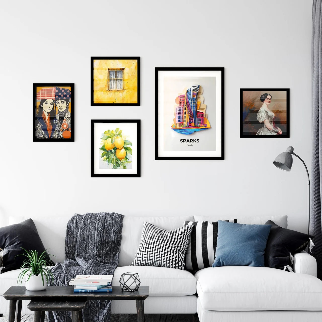 Vivid Sparks, Nevada, Premium Framed Prints