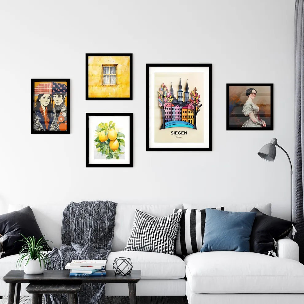 Vivid Siegen, Germany, Premium Framed Prints