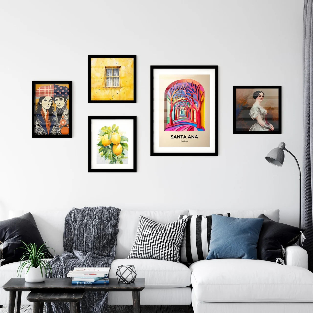 Vivid Santa Ana, California, Premium Framed Prints