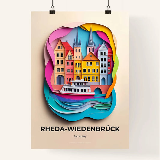 Vivid Rhed, Colorful Poster