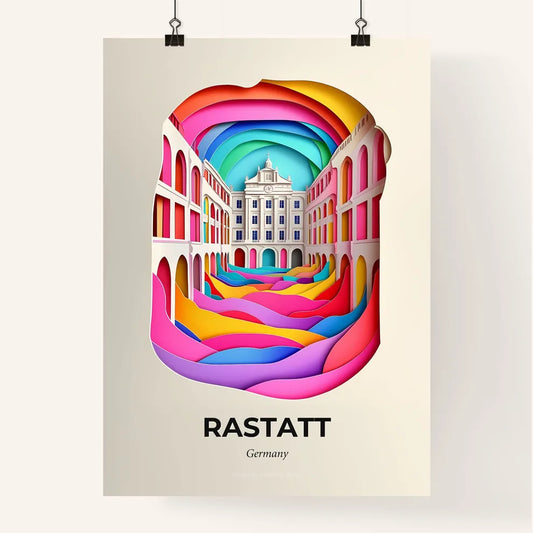 Vivid Rastatt, Germany, Colorful Poster