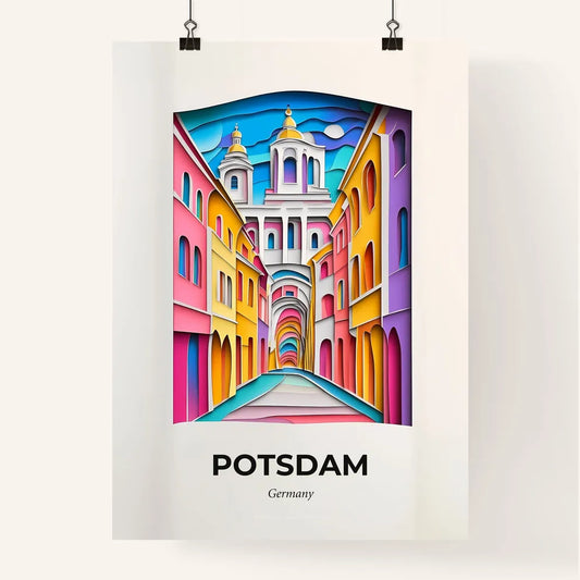 Vivid Potsdam, Germany, Colorful Poster