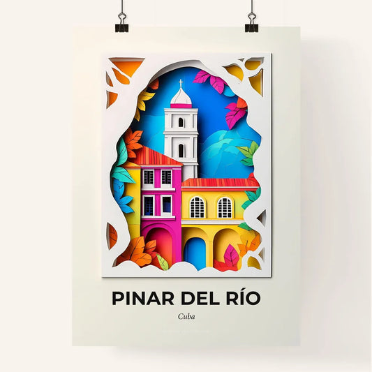 Vivid Pinar del Río, Cuba, Colorful Poster