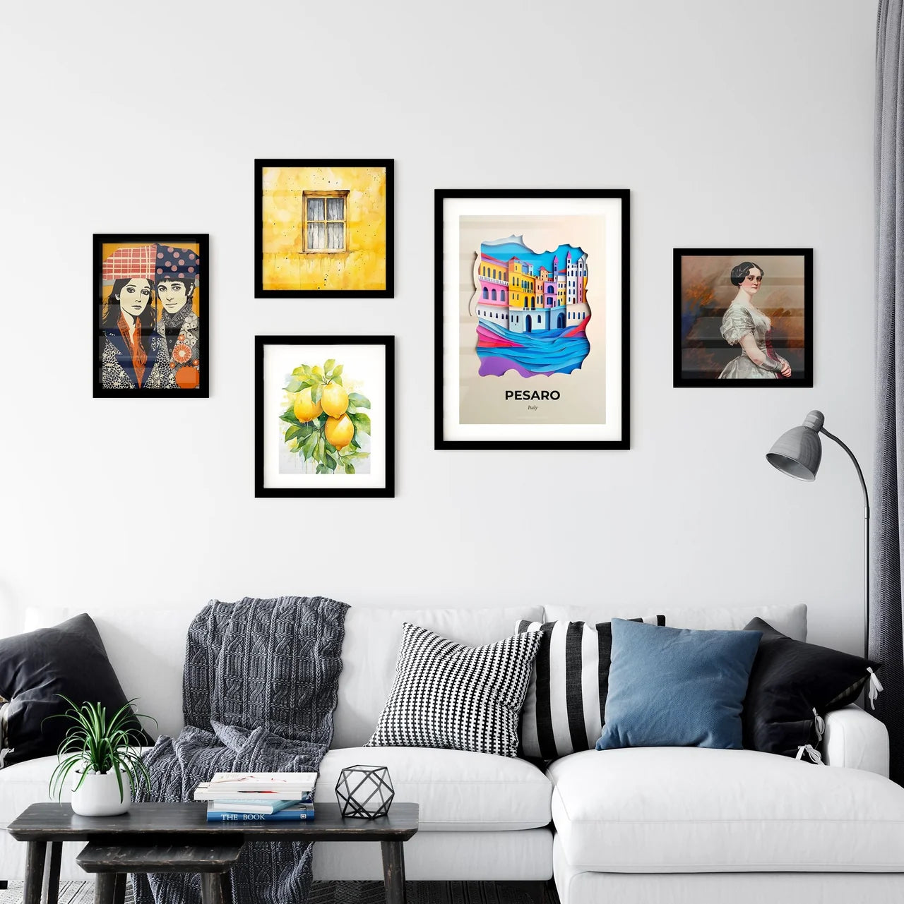 Vivid Pesaro, Italy, Premium Framed Prints