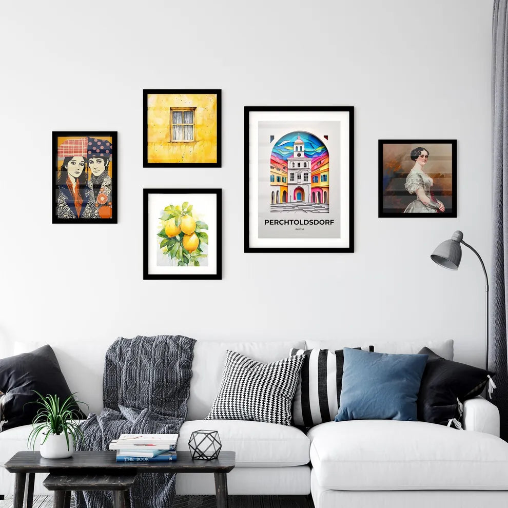 Vivid Perchtoldsdorf, Austria, Premium Framed Prints