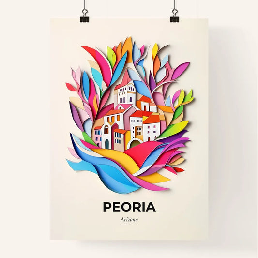 Vivid Peoria, Arizona, Colorful Poster