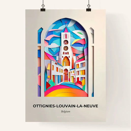 Vivid Ottignie, Colorful Poster