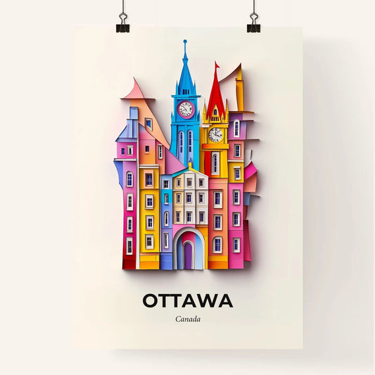 Vivid Ottawa, Canada, Colorful Poster