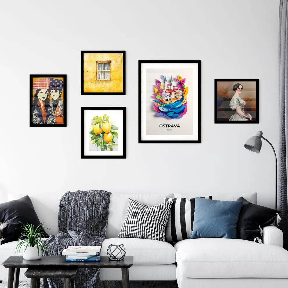 Vivid Ostrava, Czechia, Premium Framed Prints