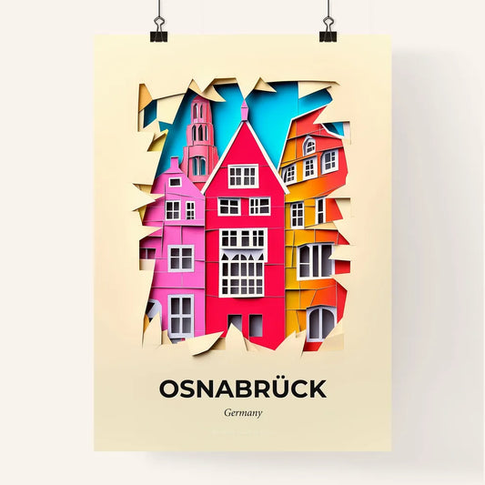 Vivid Osnabruck, Germany, Colorful Poster