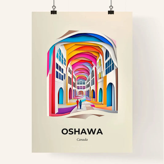 Vivid Oshawa, Canada, Colorful Poster