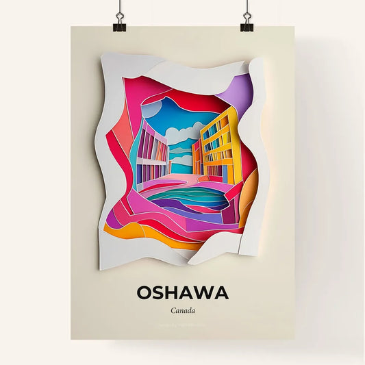 Vivid Oshawa, Canada, Colorful Poster