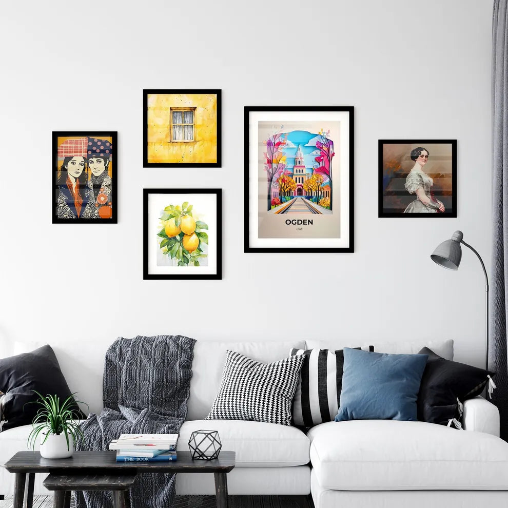 Vivid Ogden, Utah, Premium Framed Prints