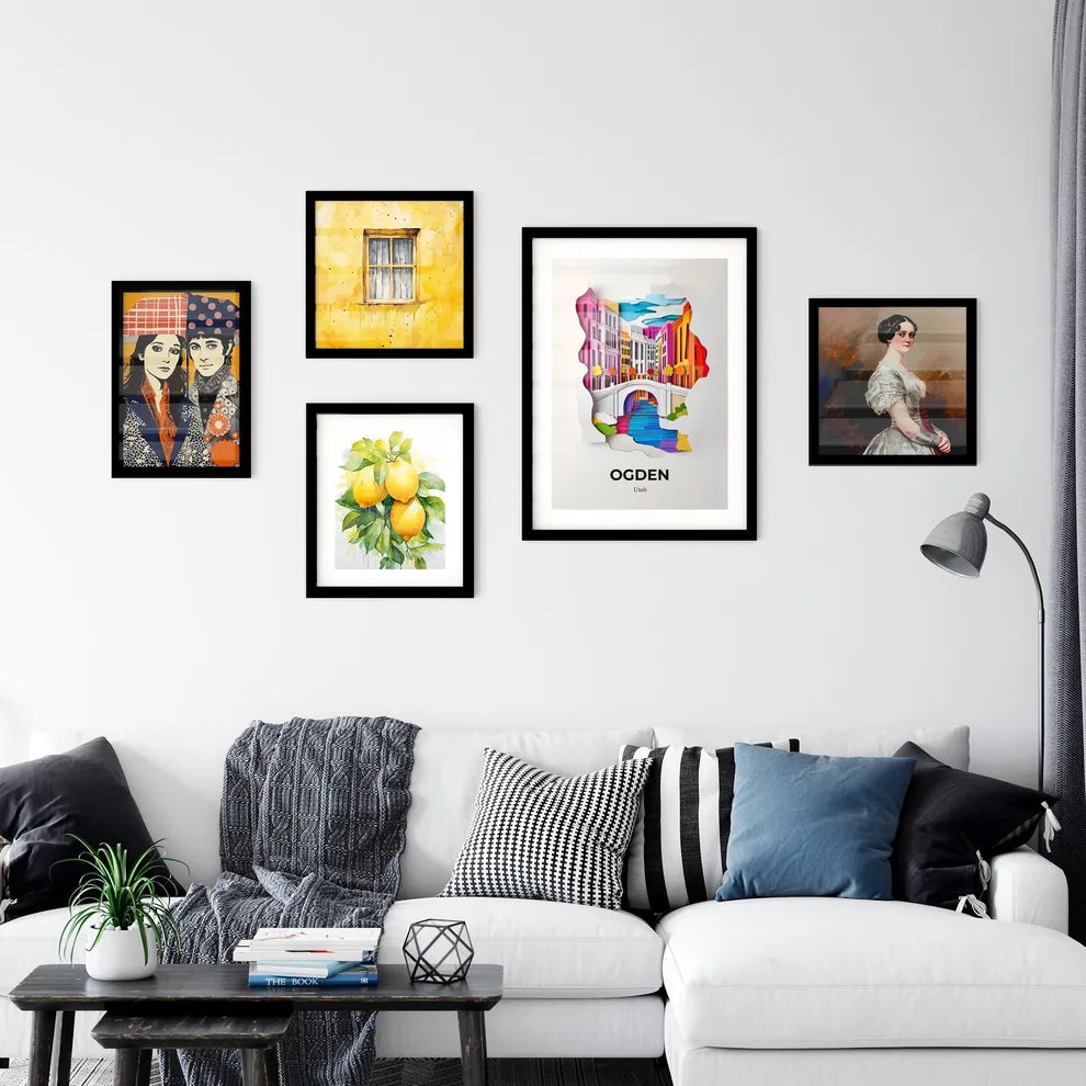 Vivid Ogden, Utah, Premium Framed Prints