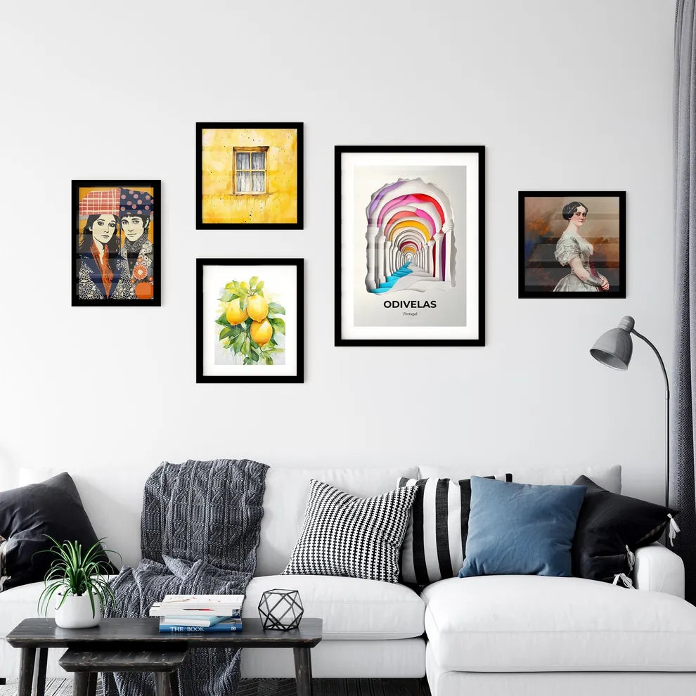 Vivid Odivelas, Portugal, Premium Framed Prints
