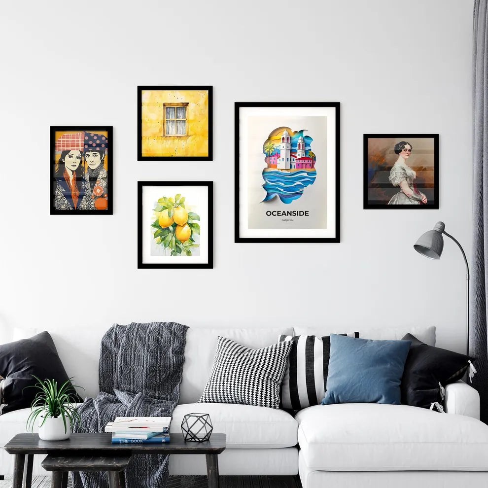 Vivid Oceanside, California, Premium Framed Prints