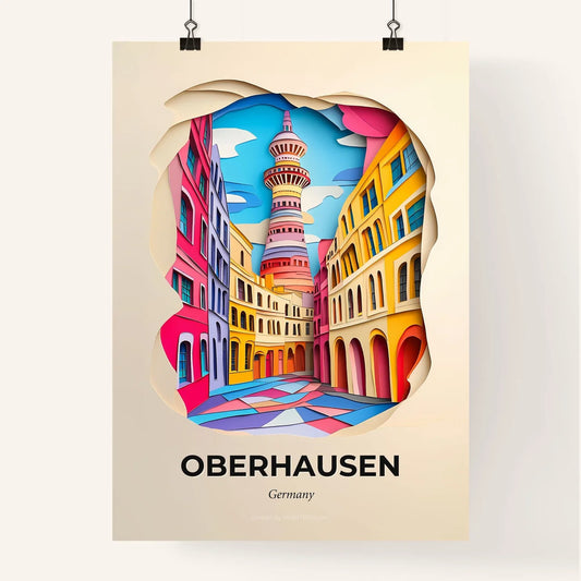 Vivid Oberhausen, Germany, Colorful Poster