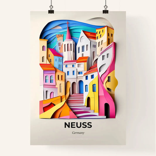 Vivid Neuss, Germany, Colorful Poster