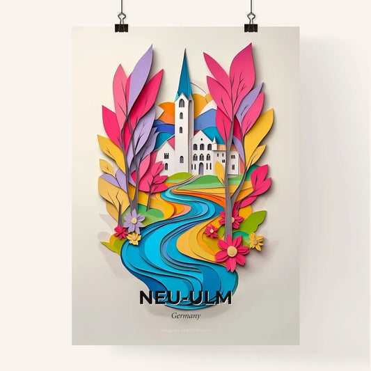 Vivid Ne, Colorful Poster