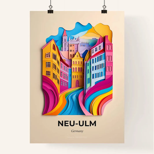 Vivid Ne, Colorful Poster