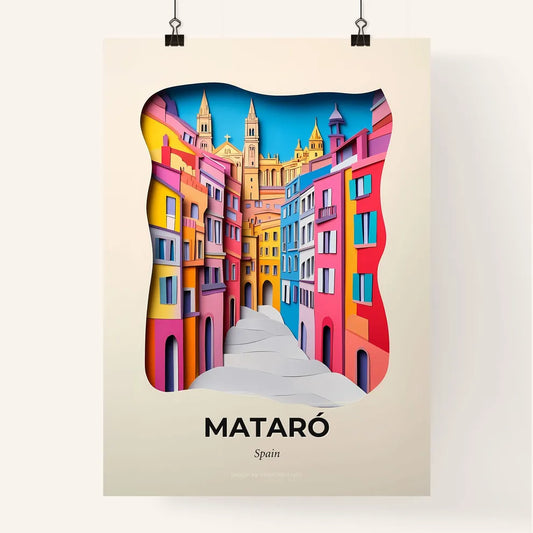 Vivid Mataró, Spain, Colorful Poster