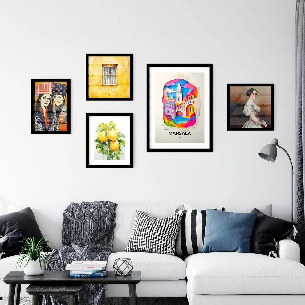 Vivid Marsala, Italy, Premium Framed Prints
