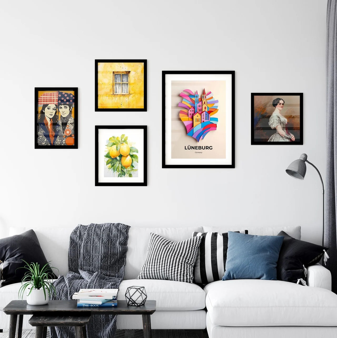 Vivid Luneburg, Germany, Premium Framed Prints