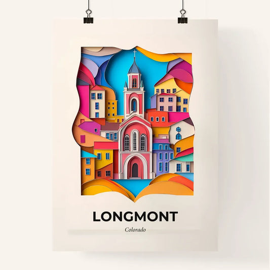 Vivid Longmont, Colorado, Colorful Poster