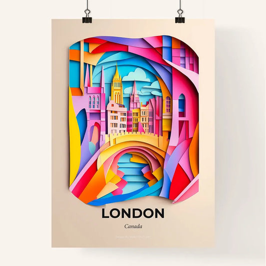 Vivid London, Canada, Colorful Poster