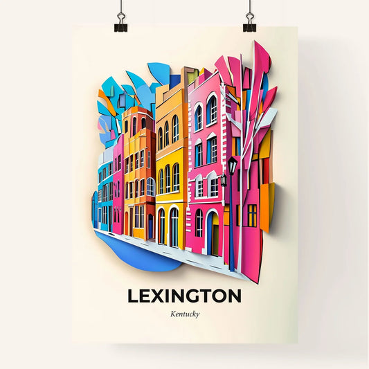 Vivid Lexington, Kentucky, Colorful Poster