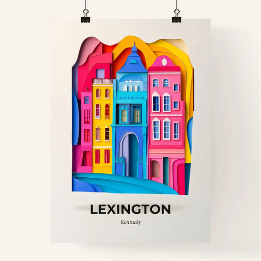 Vivid Lexington, Kentucky, Colorful Poster