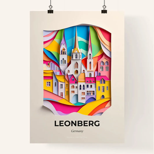 Vivid Leonberg, Germany, Colorful Poster