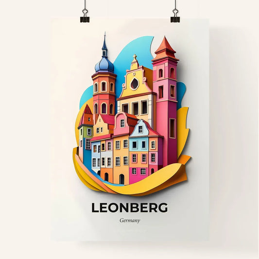 Vivid Leonberg, Germany, Colorful Poster