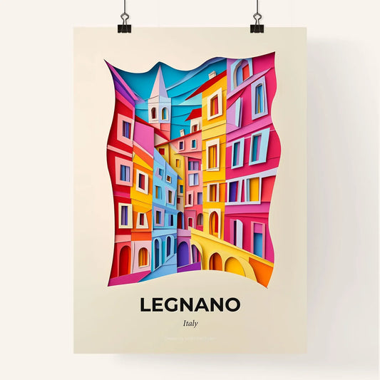 Vivid Legnano, Italy, Colorful Poster