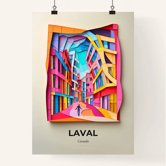 Vivid Laval, Canada, Colorful Poster