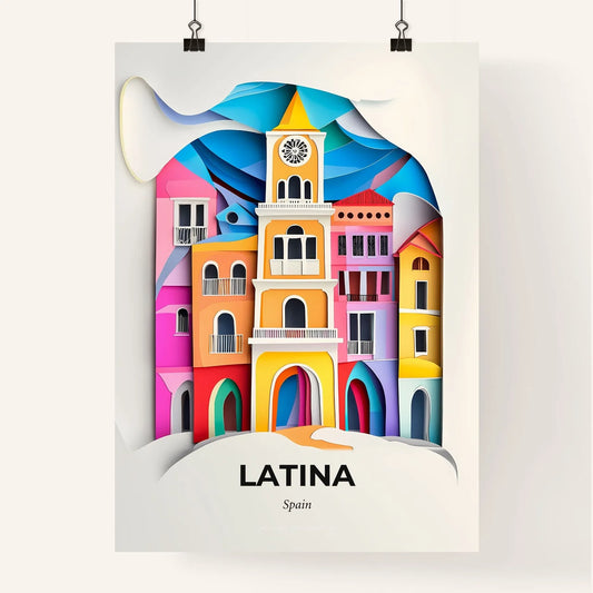 Vivid Latina, Spain, Colorful Poster