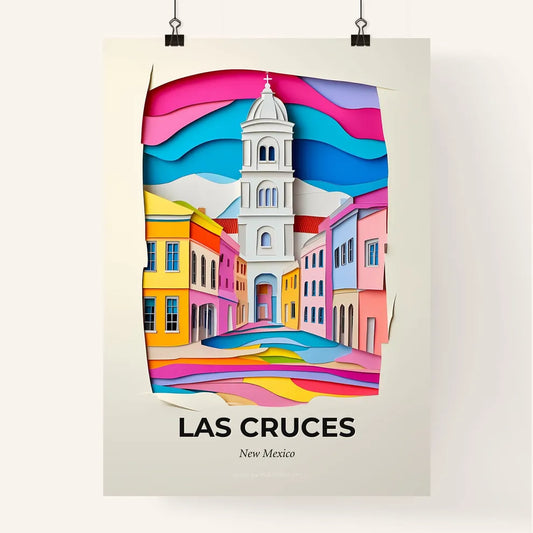 Vivid Las Cruces, New Mexico, Colorful Poster