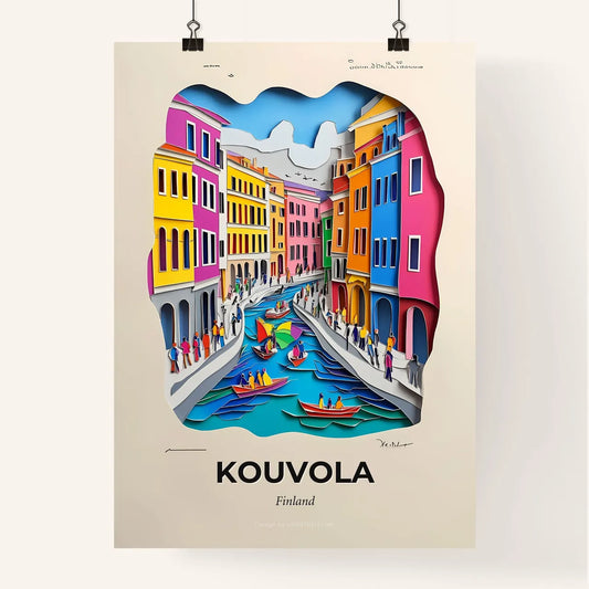 Vivid Kouvola, Finland, Colorful Poster