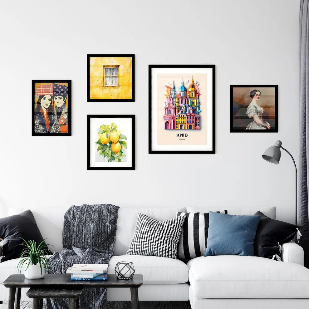 Vivid Kiev, Ukraine, Premium Framed Prints