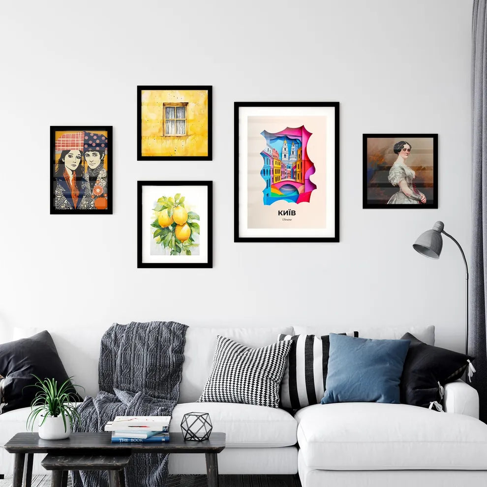 Vivid Kiev, Ukraine, Premium Framed Prints