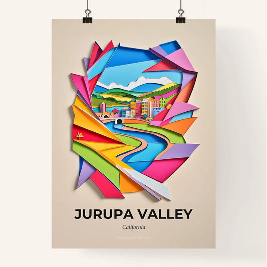 Vivid Jurupa Valley, California, Colorful Poster