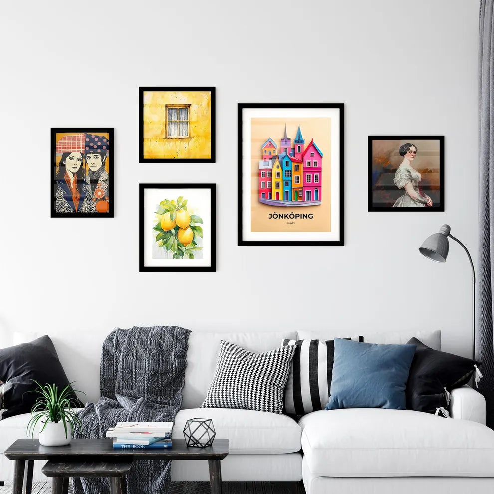 Vivid Jönköping, Sweden, Premium Framed Prints