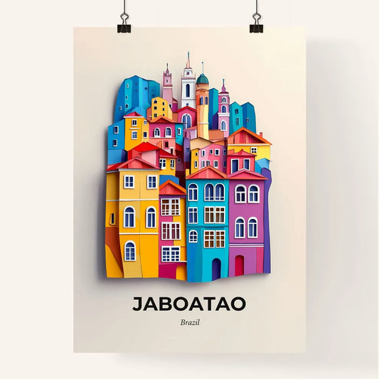 Vivid Jaboatao, Brazil, Colorful Poster