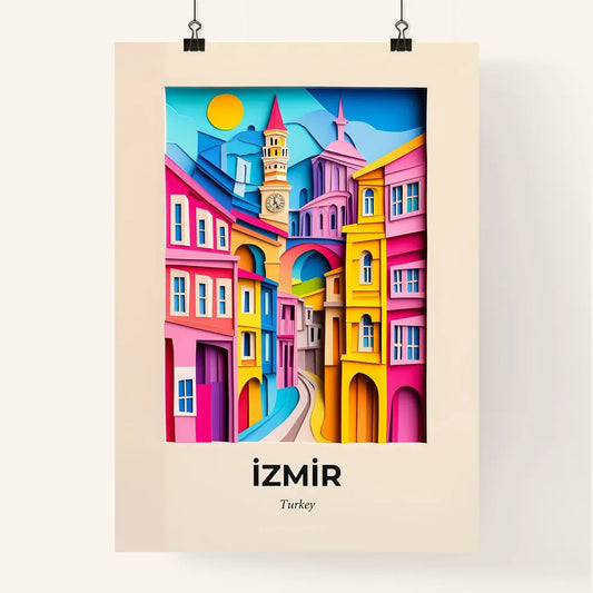 Vivid İzmir, Turkey, Colorful Poster