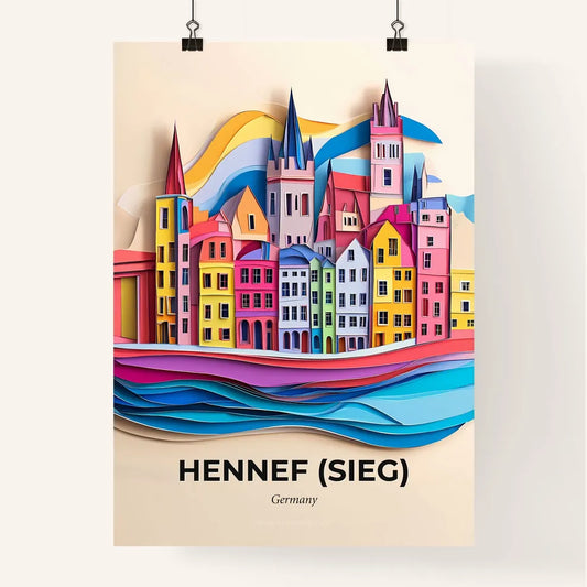 Vivid Hennef (Sieg), Germany, Colorful Poster