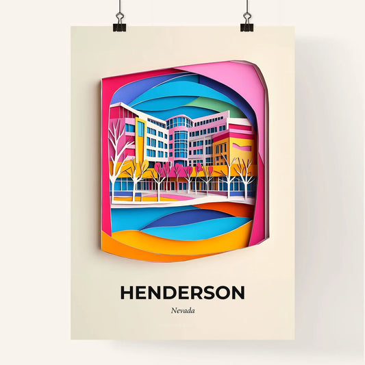 Vivid Henderson, Nevada, Colorful Poster