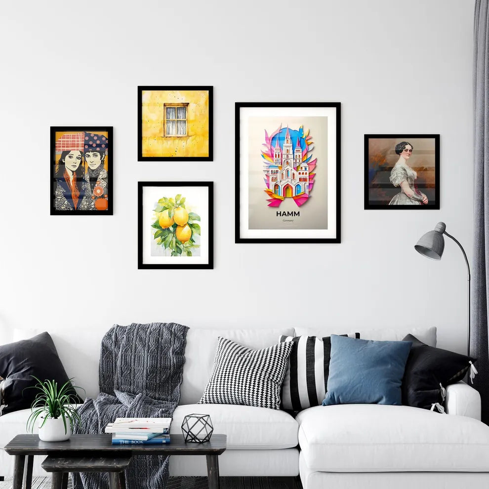 Vivid Hamm, Germany, Premium Framed Prints