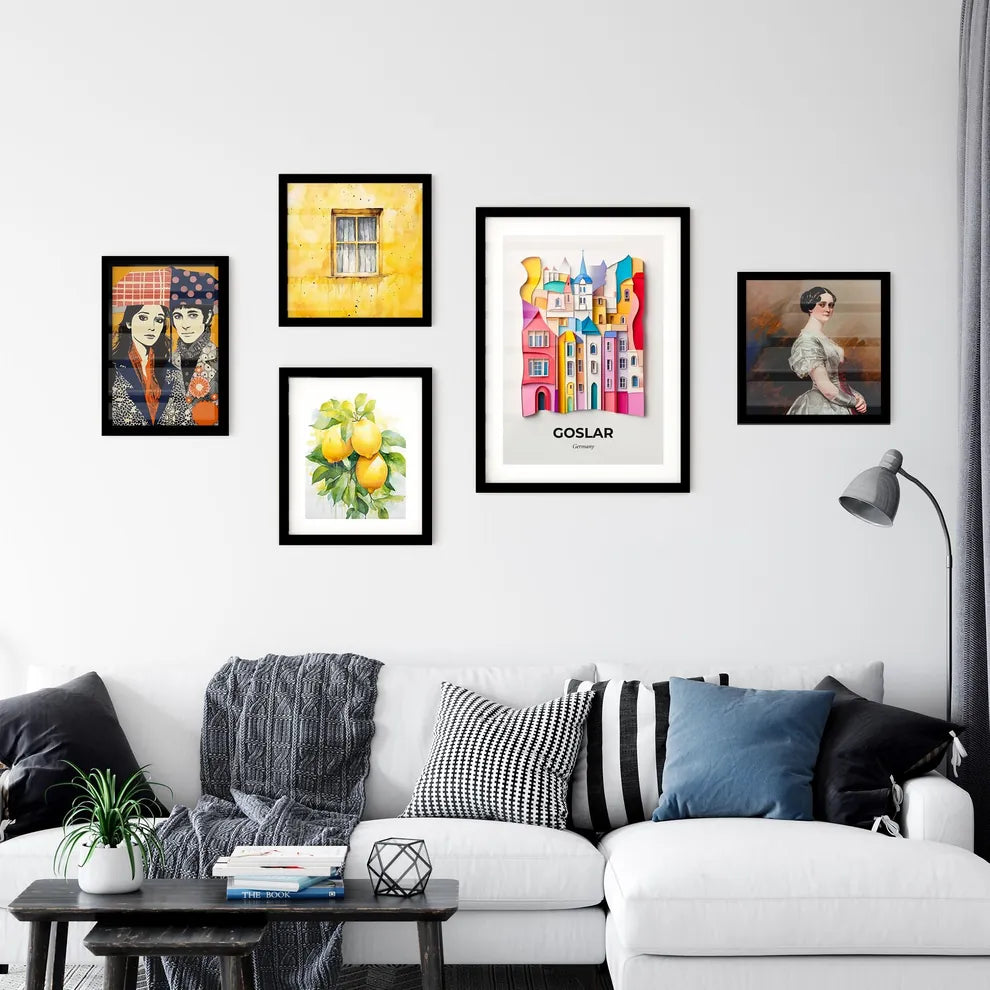 Vivid Goslar, Germany, Premium Framed Prints